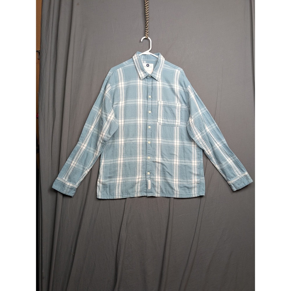 HOLLISTER Men's Long Sleeve Plaid Flannel Shirts, Size XL